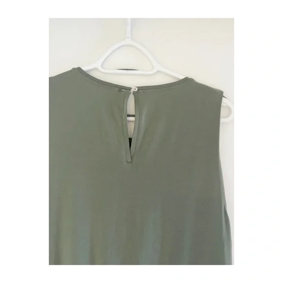 Olive Green Paper Label Jumpsuit - Picture 4 of 6